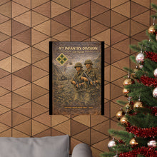 Load image into Gallery viewer, Matte Poster - 4th Infantry Division in Vietnam 1966-1970