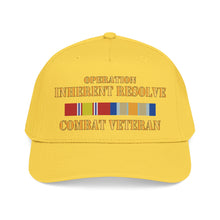 Load image into Gallery viewer, Mid Profile Baseball Cap - Opn Inherent Resolve (OIR) SVC Bar - Combat Veteran - DTF