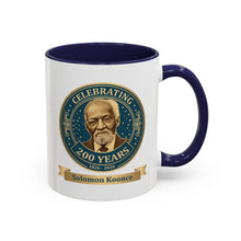 Load image into Gallery viewer, Accent Coffee Mug — "Celebrating 200 Years" Solomon Koonce Portrait (11/15 oz)