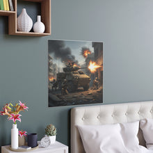 Load image into Gallery viewer, Indoor and Outdoor Silk Posters - Marine LAV in support of the 2nd Battle of Fallujah