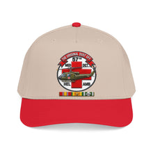 Load image into Gallery viewer, Mid Profile Baseball Cap - Army - 57th Medical Co - Original Dustoff - Vietnam w VN SVC - 3D - Enhanced