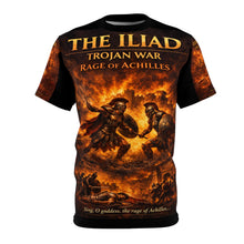 Load image into Gallery viewer, The ILiad - "RAGE OF ACHILLES" Tribute Tee — Trajan War - 1194–1184 BC