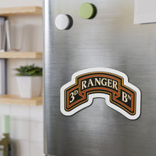 Load image into Gallery viewer, Die-Cut Magnet - Army - 3rd Ranger Battalion - Ranger Scroll - 3D - Enhanced