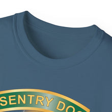 Load image into Gallery viewer, Unisex Ultra Cotton Tee - Army - Sentry Dog - 212th Military Police Company - Dog Fire w Br - Ribbon Vietnam War Veteran w VN SVC X 300