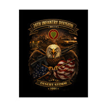 Load image into Gallery viewer, Matte Poster - 24th Infantry Division - Desert Storm