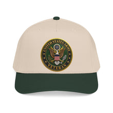 Load image into Gallery viewer, Mid Profile Baseball Cap - Army - US Army Veteran - 3D - Enhanced