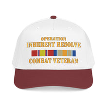 Load image into Gallery viewer, Mid Profile Baseball Cap - Opn Inherent Resolve (OIR) SVC Bar - Combat Veteran - DTF
