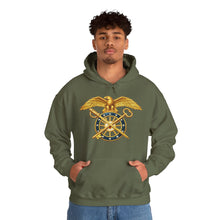 Load image into Gallery viewer, Hoodie – Quartermaster Corps Branch Insignia - 3D - Enhanced