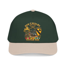 Load image into Gallery viewer, Mid Profile Baseball Cap - Army - 8th Cavalry (Air Cav) - 1st Cav Division w VN SVC - 3D - Enhanced