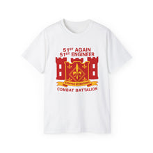 Load image into Gallery viewer, Unisex Ultra Cotton Tee - Army - 51st Engineer Combat Battalion