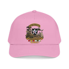 Load image into Gallery viewer, Mid Profile Baseball Cap - Army - 2nd Infantry Division w Br - Ribbon COLD WAR Vet Tab - Korea - 3D - Enhanced