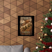 Load image into Gallery viewer, Matte Poster - 4th Infantry Division - Battle of Dak To - 1967