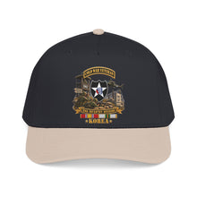 Load image into Gallery viewer, Mid Profile Baseball Cap - Army - 2nd Infantry Division w Br - Ribbon COLD WAR Vet Tab - Korea - 3D - Enhanced