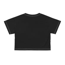 Load image into Gallery viewer, AOP Crop Tee - Yellow Rubber Duck - Oblique Left Front X 300Crop Top T Shirt