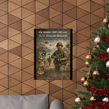 Load image into Gallery viewer, Matte Poster - Korea - ROK Marine Brigade - Blue Dragons