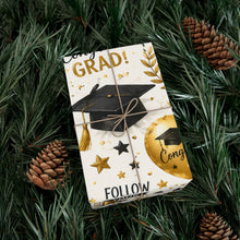 Load image into Gallery viewer, Gift Wrap Paper — graduation patterns