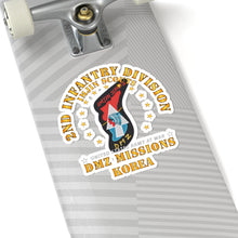 Load image into Gallery viewer, Kiss-Cut Stickers - Army - 2nd Infantry Division - ImJin Scout -DMZ Missions
