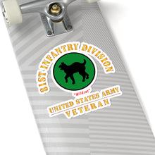 Load image into Gallery viewer, Kiss-Cut Stickers - Army - SSI - 81st Infantry Division - Wildcat - US Army Veteran X 300