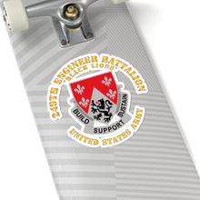 Load image into Gallery viewer, Kiss-Cut Stickers - Army - DUI - 249th Engineer Battalion