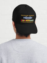 Load image into Gallery viewer, Baseball Cap - Army - Vietnam Veteran - Cbt Infantryman w CIB VN SVC - Film to Garment (FTG)
