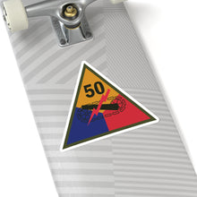 Load image into Gallery viewer, Kiss-Cut Stickers - SSI - 50th Armored Division X 300