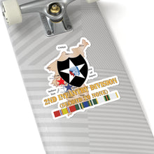 Load image into Gallery viewer, Kiss-Cut Stickers - Army - Korea Map - 2nd Infantry Div - Second to None w SVC X 300