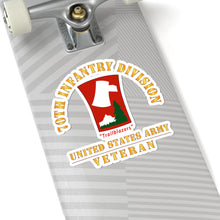 Load image into Gallery viewer, Kiss-Cut Stickers - Army - SSI - 70th Infantry Division - Trailblazers - US Army Veteran X 300