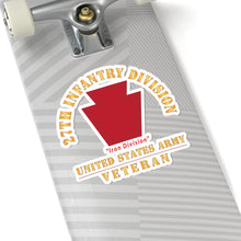 Load image into Gallery viewer, Kiss - Cut Stickers - Army - SSI - 28th Infantry Division - Iron Division- US Army Veteran X 300