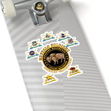 Load image into Gallery viewer, Kiss - Cut Stickers - Army - Buffalo Soldiers - Infantry - Cavalry Regiments - All DUIs X 300