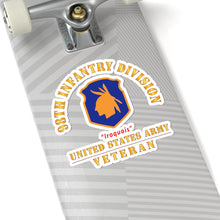 Load image into Gallery viewer, Kiss-Cut Stickers - Army - SSI - 98th Infantry Division - Iroquois - US Army Veteran X 300