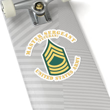 Load image into Gallery viewer, Kiss-Cut Stickers - Army - Master Sergeant - MSG - Veteran - Flat X 300