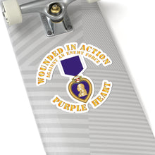 Load image into Gallery viewer, Kiss-Cut Stickers - Wounded in Action - Purple Heart - Against Enemy X 300