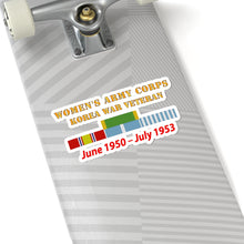 Load image into Gallery viewer, Kiss - Cut Stickers - Army - Womens Army Corps - Korea War Veteran - 1950 - 1953 - WAC - NDSM - KOREA SVC WAR