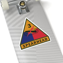 Load image into Gallery viewer, Kiss-Cut Stickers - SSI - 3rd Armored Division w Name Tape