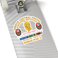 Load image into Gallery viewer, Kiss-Cut Stickers - Army - 6888th Central Postal Directory Battalion - WWII w EU SVC