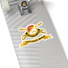 Load image into Gallery viewer, Kiss-Cut Stickers - Army - 316th Cavalry Brigade - DUI w Br - Ribbon
