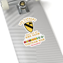 Load image into Gallery viewer, Kiss-Cut Stickers - Army - 1st Cavalry Division - SSI - Battle of Khe Sanh - VIetnam War - Airmobile w VN