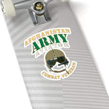 Load image into Gallery viewer, Kiss-Cut Stickers - Army - ARMY - Aviator - Afghanistan War - Combat Vet X 300