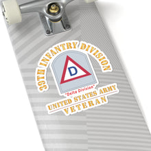 Load image into Gallery viewer, Kiss - Cut Stickers - Army - SSI - 39th Infantry Division - Delta Division - US Army Veteran X 300