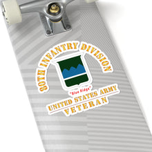 Load image into Gallery viewer, Kiss-Cut Stickers - Army - SSI - 80th Infantry Division - Blue Ridge - US Army Veteran X 300