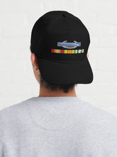 Load image into Gallery viewer, Baseball Cap - Army - Vietnam Ribbons SVC bar w CIB - Film to Garment (FTG)