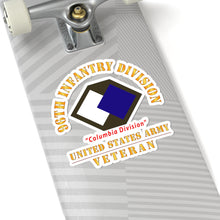 Load image into Gallery viewer, Kiss-Cut Stickers - Army - SSI - 96th Infantry Division - Columbia Division - US Army Veteran X 300