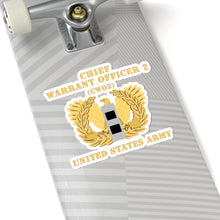 Load image into Gallery viewer, Kiss-Cut Stickers - Army - Chief Warrant Officer - CW02 - Flat - Eagle and Bar X 300