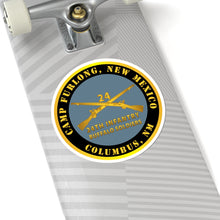 Load image into Gallery viewer, Kiss-Cut Stickers - Army - Camp Furlong NM - Columbus NM w 24th Infantry Branch Buffalo Soldiers