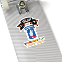 Load image into Gallery viewer, Kiss-Cut Stickers - SOF - N Company Scroll - 173rd Airborne Bde - Vietnam Veteran w VN SVC