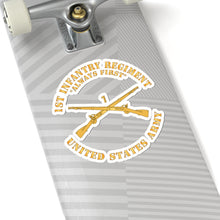 Load image into Gallery viewer, Kiss-Cut Stickers - Army - 1st Infantry Regiment Branch - Always First - US Army