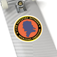 Load image into Gallery viewer, Kiss - Cut Stickers - Army - 11th Infantry Division - Operation Fortitude X 300