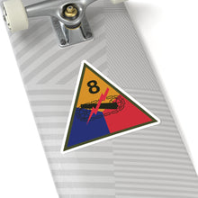 Load image into Gallery viewer, Kiss-Cut Stickers - SSI - 8th Armored Division
