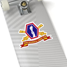 Load image into Gallery viewer, Kiss-Cut Stickers - Army - 442nd Infantry Regimental Combat Team w Artillery Br - SSI - Ribbon