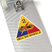 Load image into Gallery viewer, Kiss-Cut Stickers - Army - DUI - 2nd Armored Division X 300